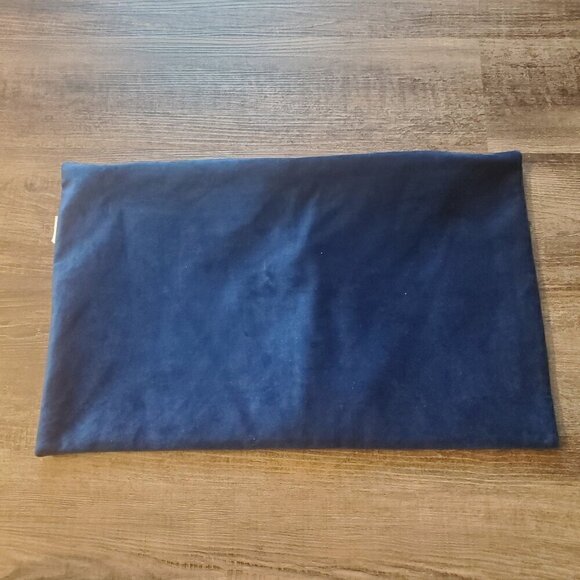 Navy Velvet Pillowcase - Picture 2 of 5